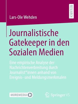 cover image of Journalistische Gatekeeper in den Sozialen Medien